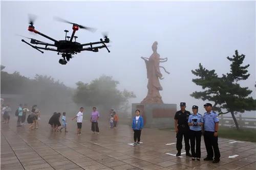 警用无人机构建立体巡防体系